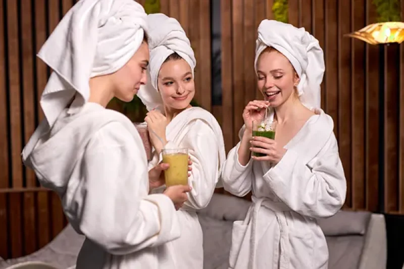 Luxury black spa Medellin ambiance