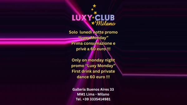 Luxy Club Milano photo gallery