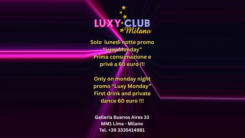 Luxy Club Milano - Interior view