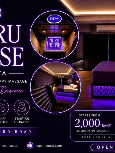Nuru House, anunț de masaj erotic în Pattaya