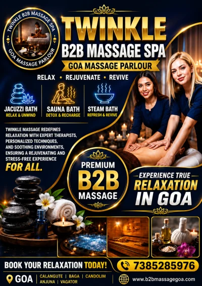 Twinkle B2B Massage Spa - Erotic Massage in Goa, India