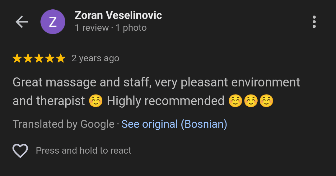 Erotic massage photo — Refresh Massage Belgrade
