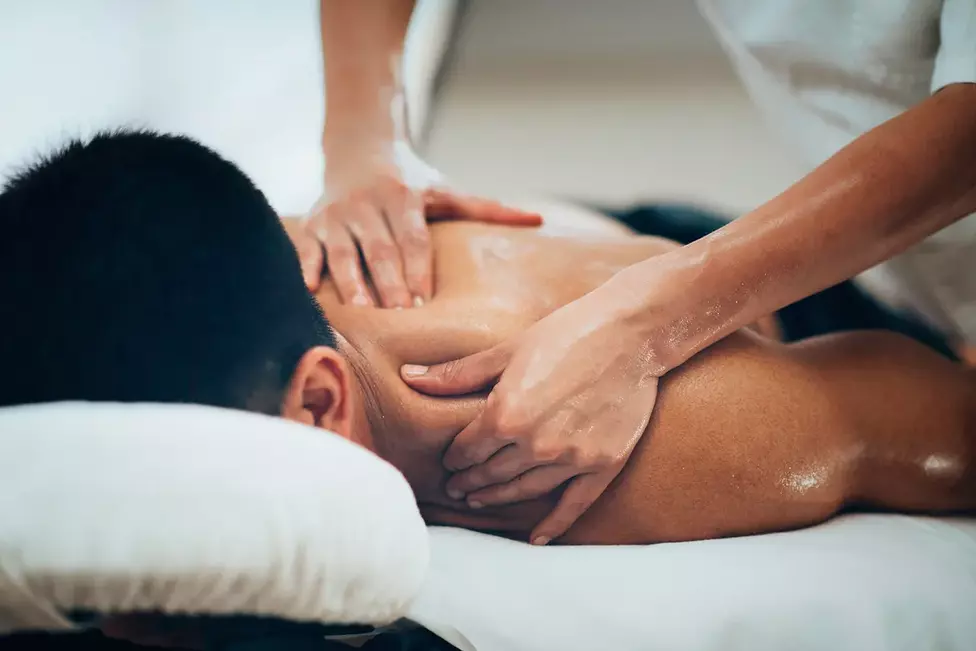 Erotic massage GIF — orange massage