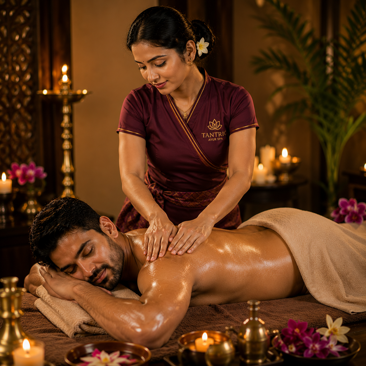 Erotic massage GIF — Tantric Ayur Spa