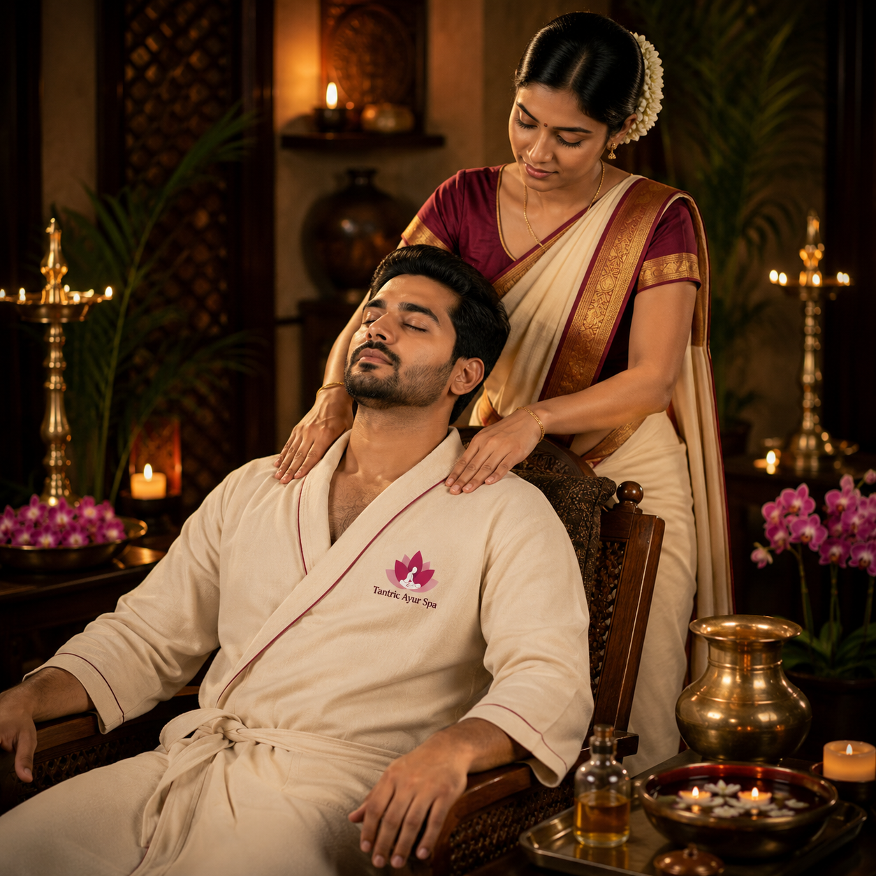 Erotic massage GIF — Tantric Ayur Spa