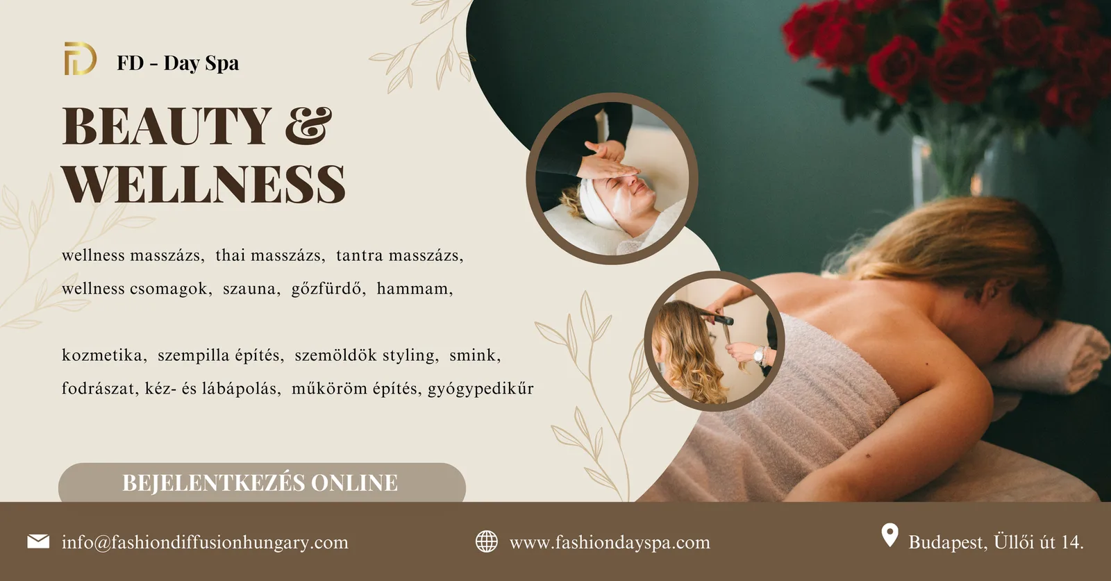 Tantra masszázs - FD - Day Spa, Budapest, sexual massage listing in Budapest