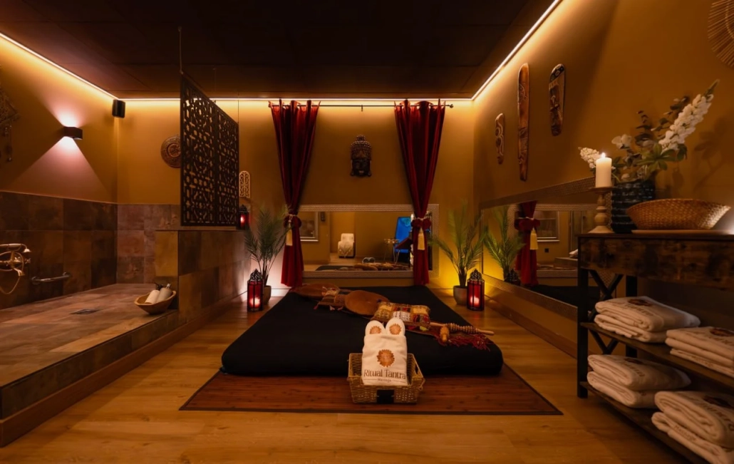 Erotic massage GIF — Ritual Tantra Massage
